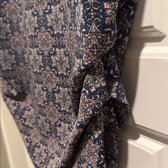 Papermoon Navy and Pink Geometric Blouse - Picture 8 of 8